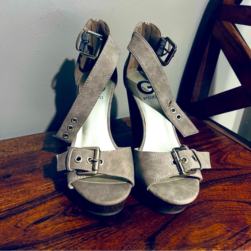 Guess Tan Wedge